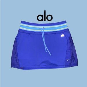 ALO Yoga Blue Mini Skirt